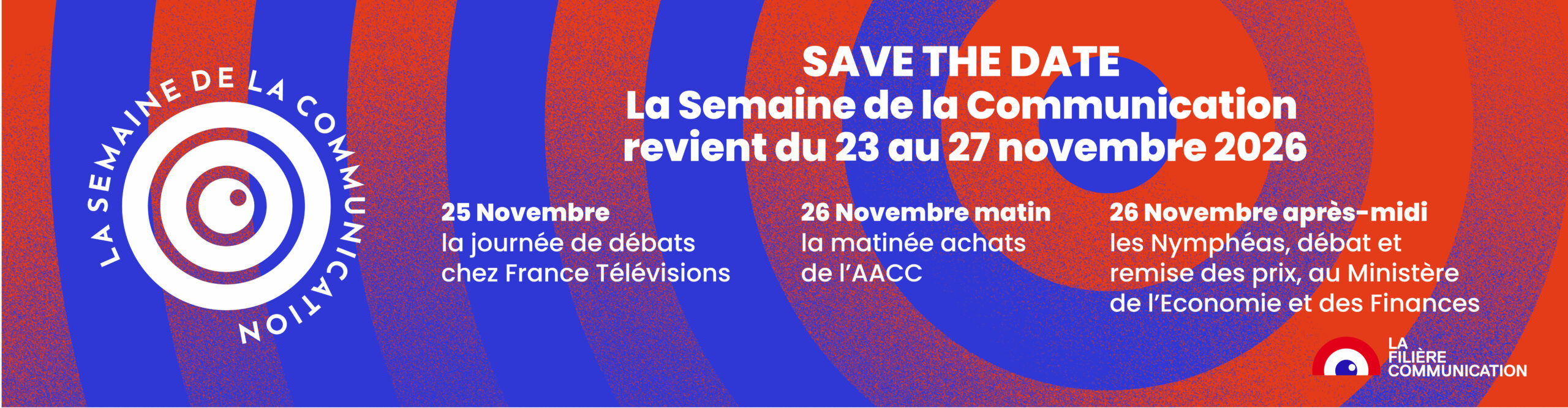 La Semaine de la Communication revient du 23 au 27 novembre 2026
